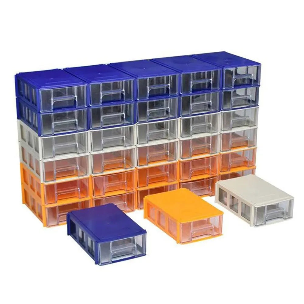 Drawer Style Plastic Storage Box – Screws & Parts Organizer