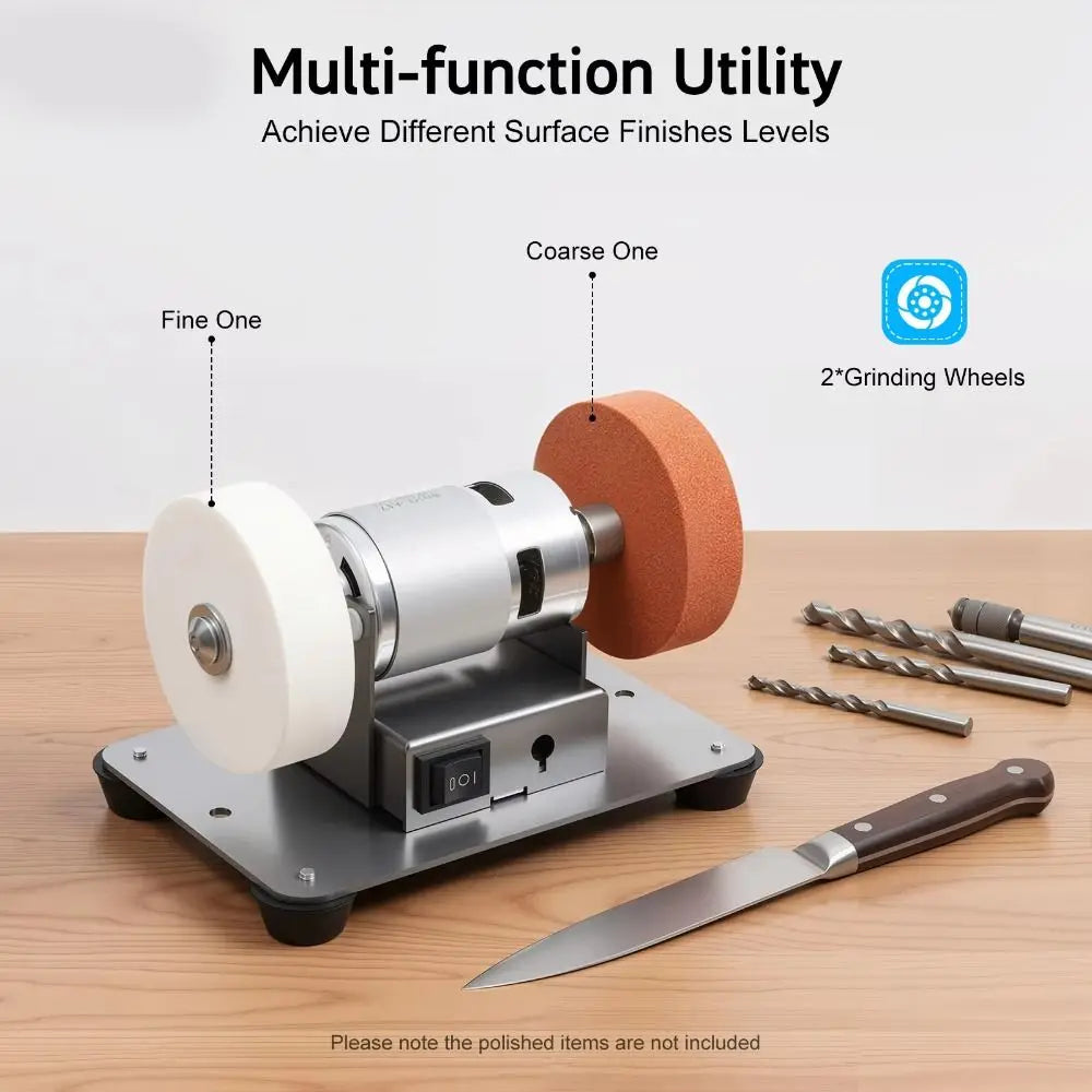 Mini Bench Grinder – Variable Speed Dual Wheel Electric Bench Grinder Nixie