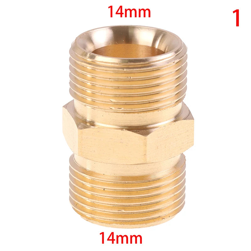M22 Brass Hose Connector Adapter for Pressure Washers Hose Connector Adapter Nixie M2214