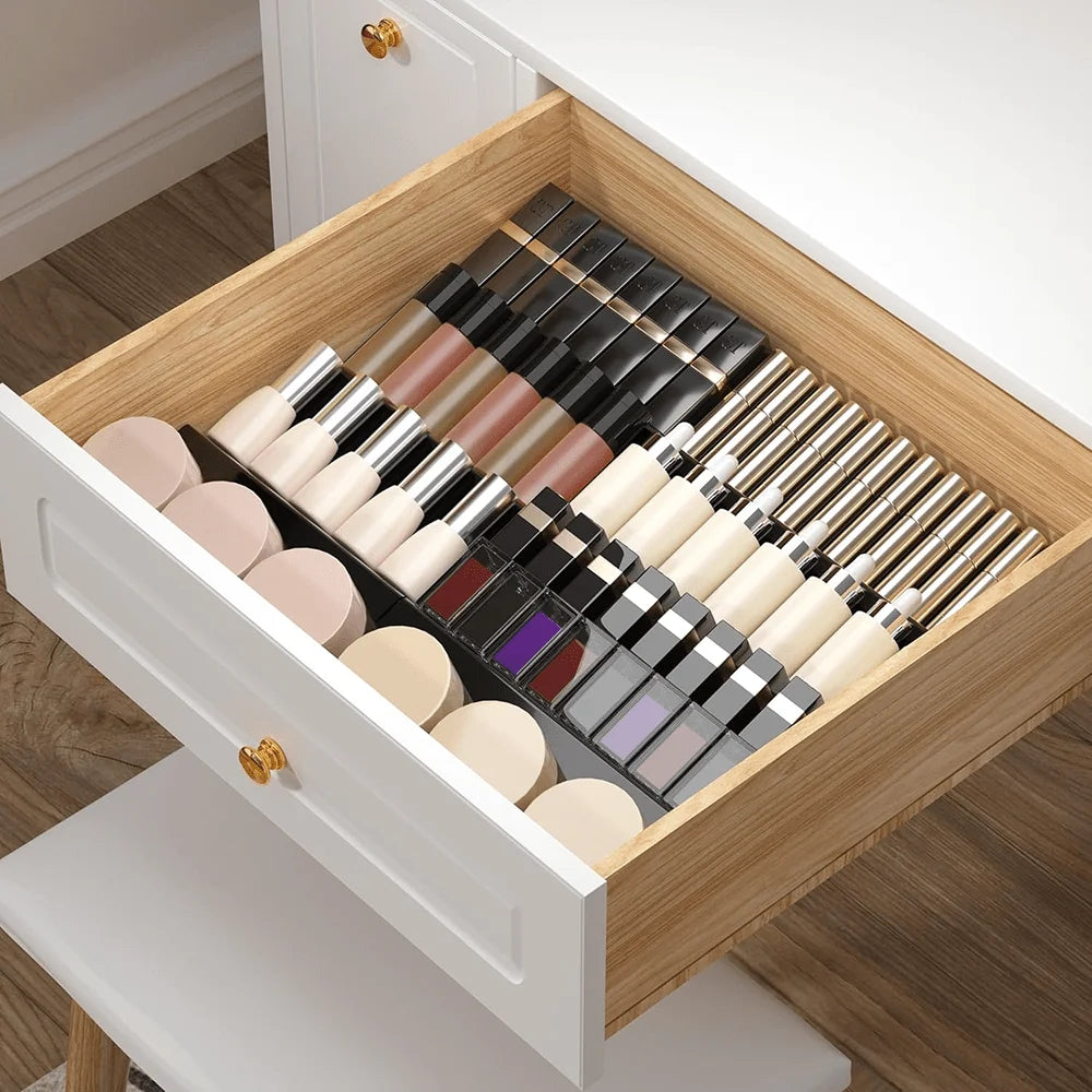 6-Piece Expandable Spice Drawer Organizer | Kitchen Storage