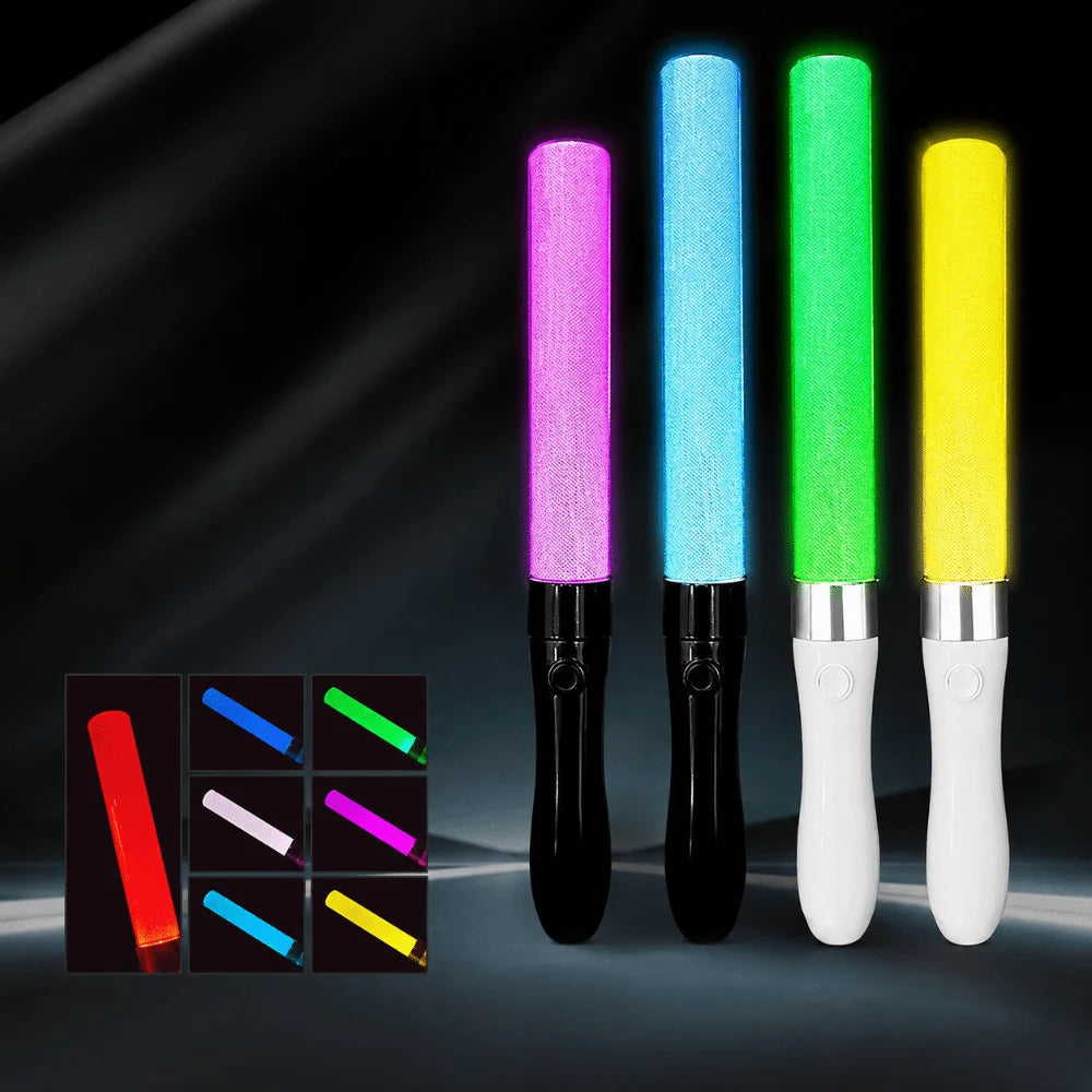 7 Color LED Glow Stick – Waterproof Concert Light Stick LED Glow Stick Nixie