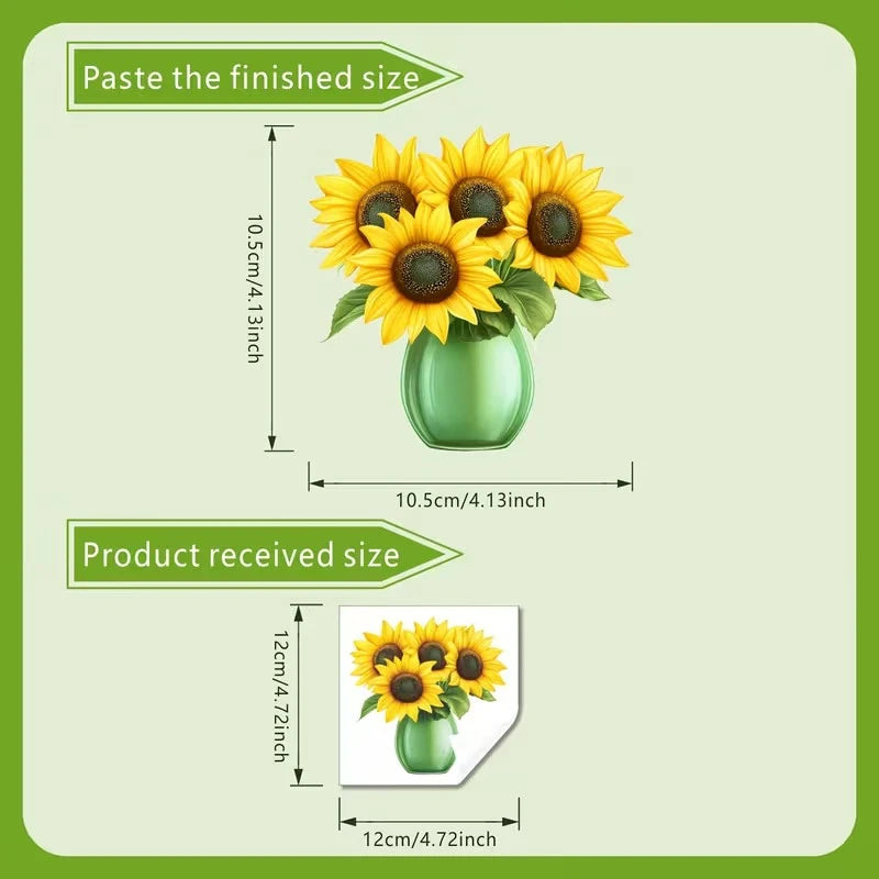 Glow-in-the-Dark Flower Toilet Sticker | Luminous Home Decal Wall Decor Sticker Nixie