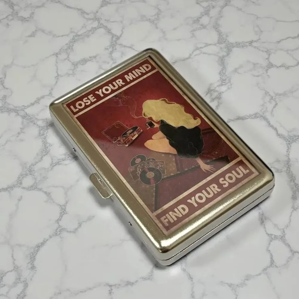 Vintage Metal Card Case – Slim ID & Credit Card Holder