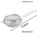 Fine Mesh Stainless Steel Strainer Sieve with Handle Kitchen Strainer Sieve Nixie A1