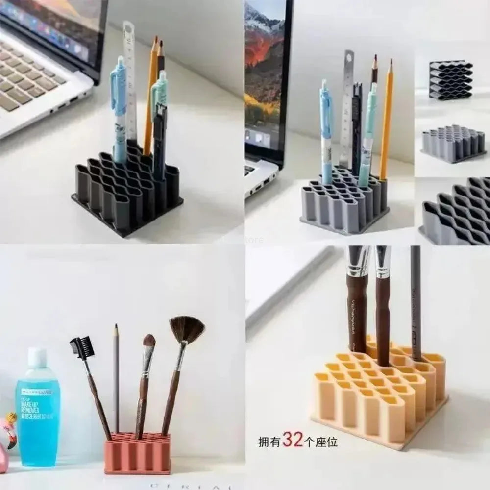 Silicone Desktop Organizer – Cosmetics & Pen Holder Rack Desktop Storage Organizer Nixie