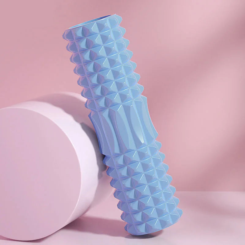 Foam Muscle Roller – Deep Fascia Massage for Fitness & Yoga Foam Massage Roller Nixie Blue 45cm