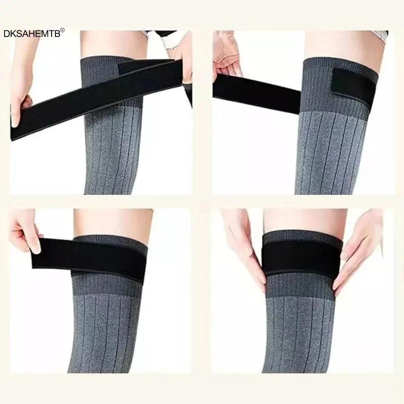 Winter Fleece Leg Warmers – Thermal Knee Cover for Outdoors Fleece Leg Warmers Nixie