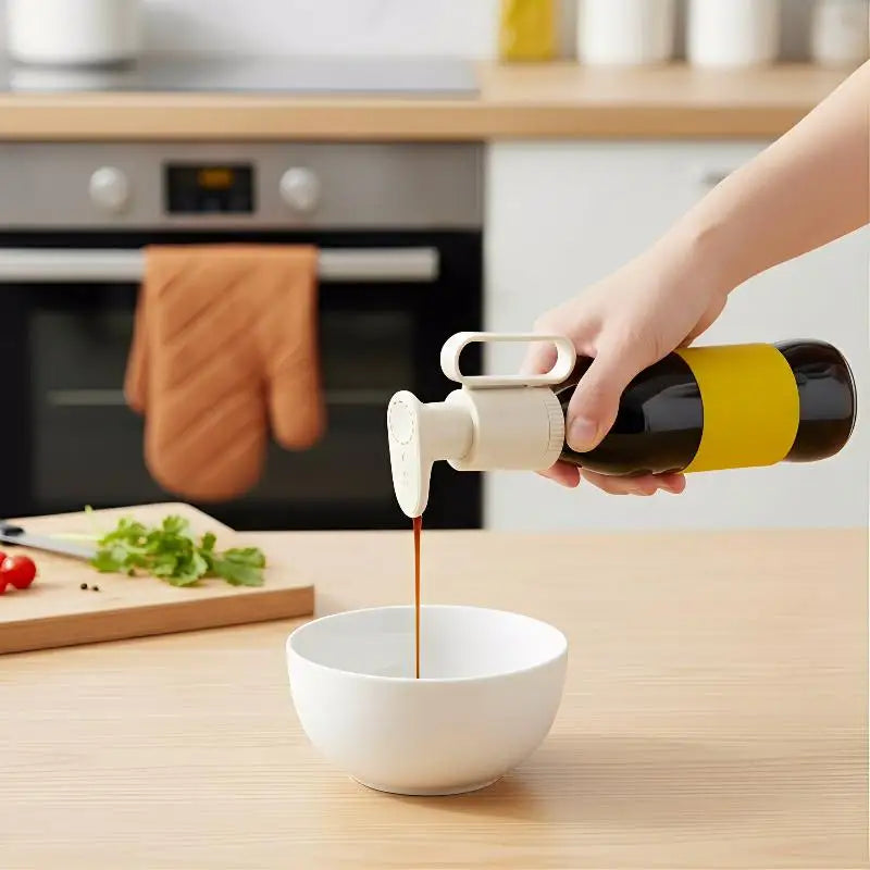 Universal Sauce Dispenser Pump Head – Leak-Proof PP Bottle Pump Sauce Dispenser Pump Nixie