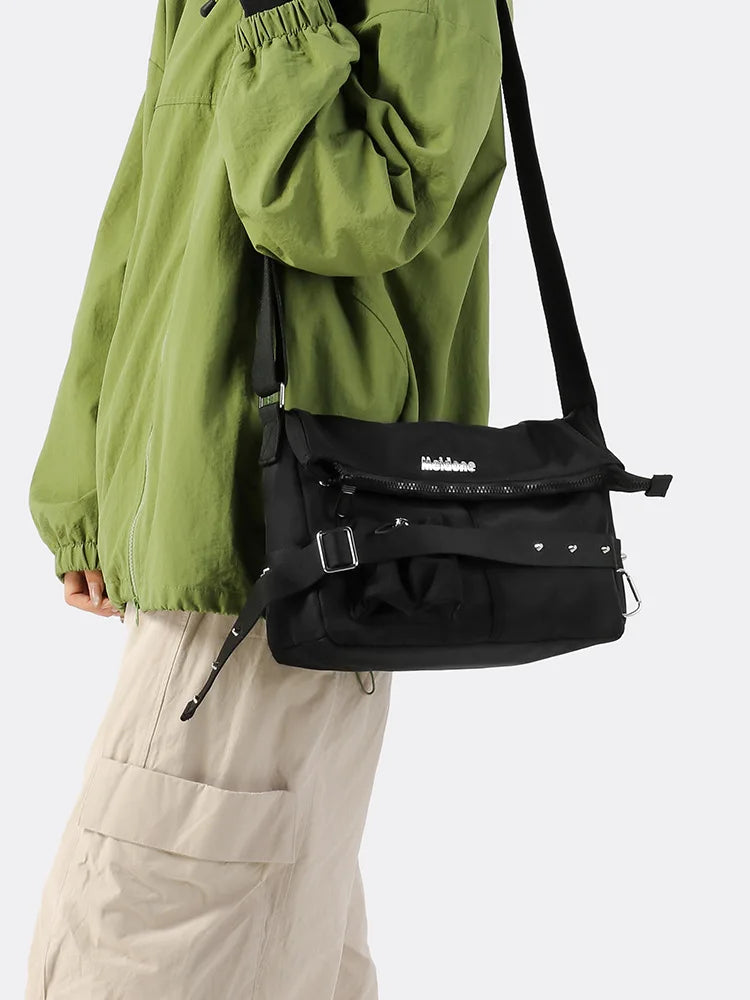 Nixie Retro Motorcycle Messenger Bag | Crossbody Shoulder Bag Crossbody Messenger Bag Nixie