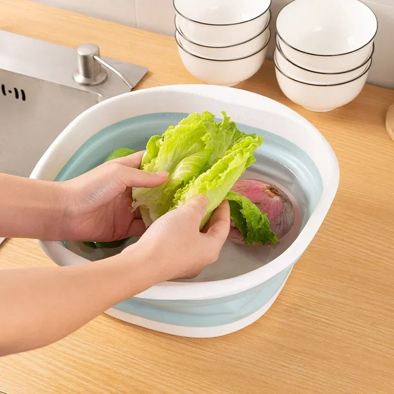 Foldable Wash Basin Portable Collapsible Bucket S/M/L Foldable Wash Basin Nixie