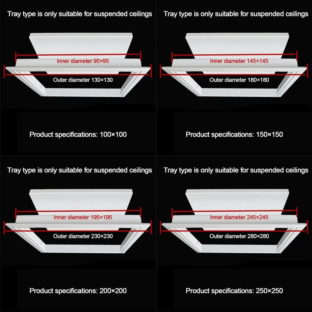 Aluminum Alloy Flush Access Panel – Easy-Snap Inspection Hatch