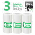 PeriPage Thermal Adhesive Sticker Paper Rolls for Mini Printer