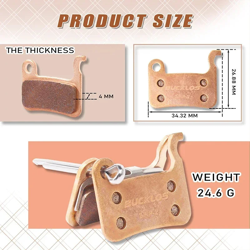 BUCKLOS MTB Hydraulic Disc Brake Pads – Shimano A01S M535 Disc Brake Pads Nixie