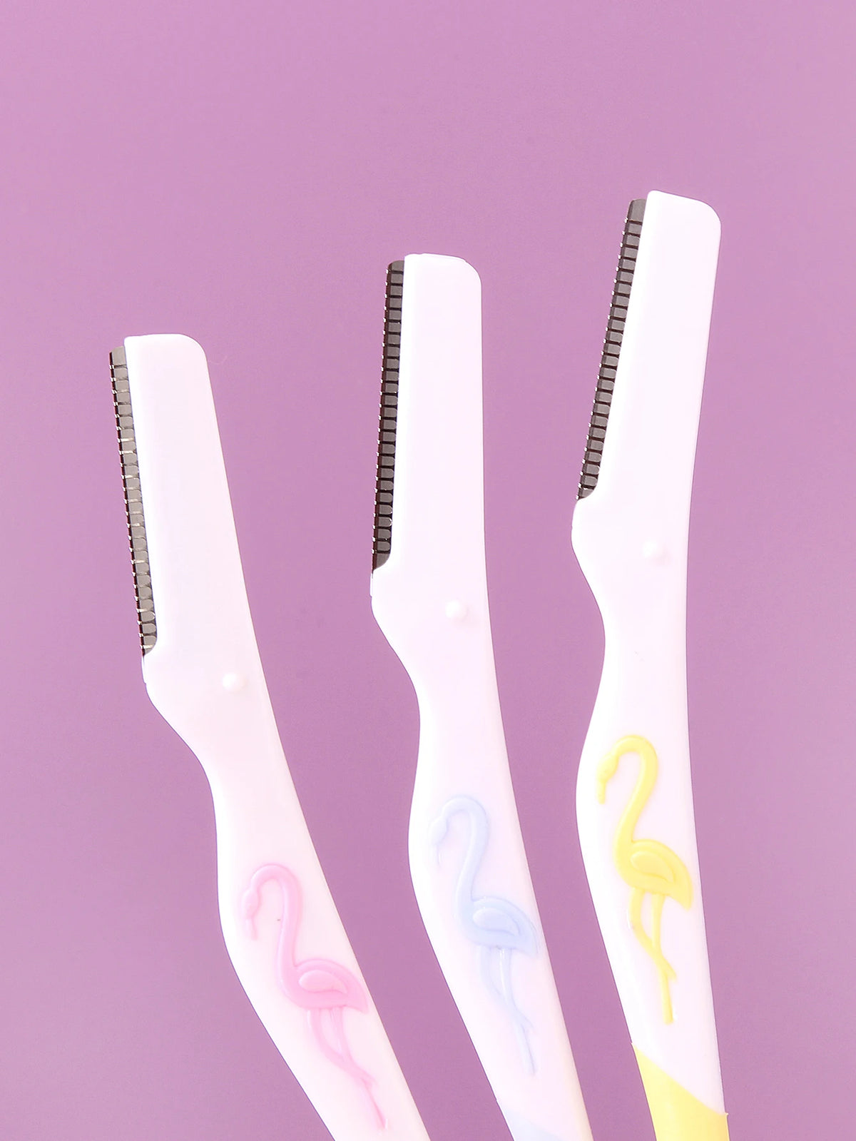 3PCS Stainless Steel Eyebrow Razors + Travel Bag – Unisex Eyebrow Razor Set Nixie