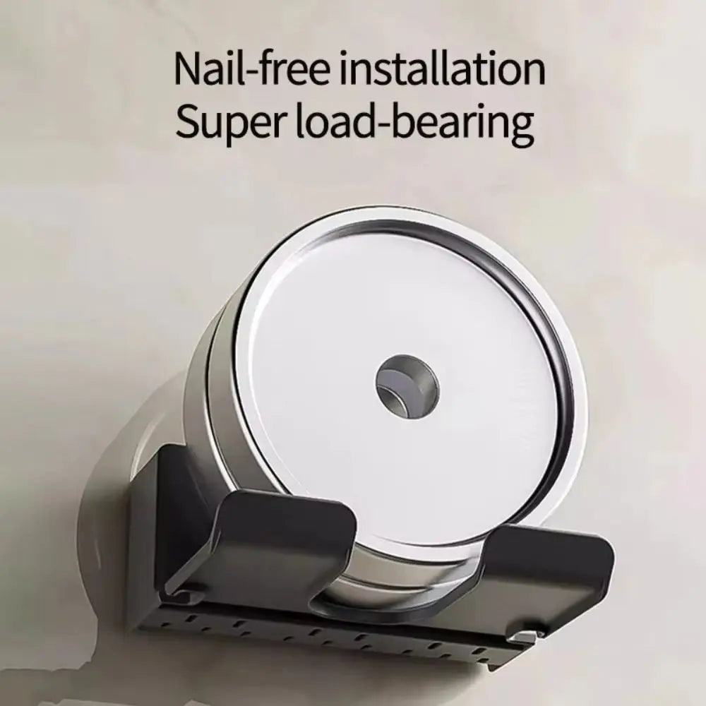 Wall Mounted Hair Dryer Holder with Organizer Compartments Hair Dryer Holder Nixie