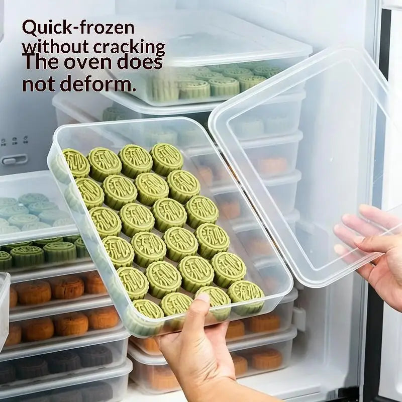 Stackable Transparent Food Storage Container – BPA-Free PP Box Food Storage Container Nixie