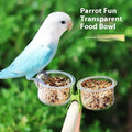 Parrot Feeder Cup with Clip – Bird Cage Food & Water Bowl Bird Cage Feeder Nixie Default Title