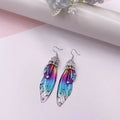 Butterfly Rainbow Wing Drop Earrings – Fairy Bridal Jewelry Drop Earrings Nixie Default Title