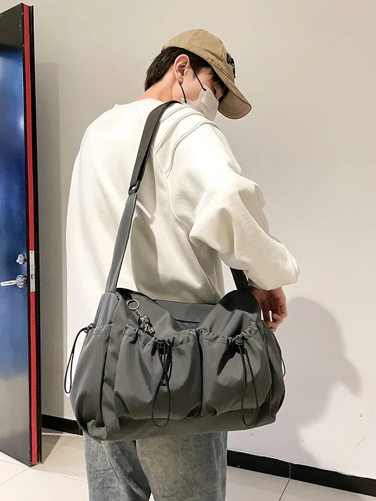 Large Capacity Nylon Tote Bag – Unisex Shoulder & Crossbody Nylon Tote Bag Nixie