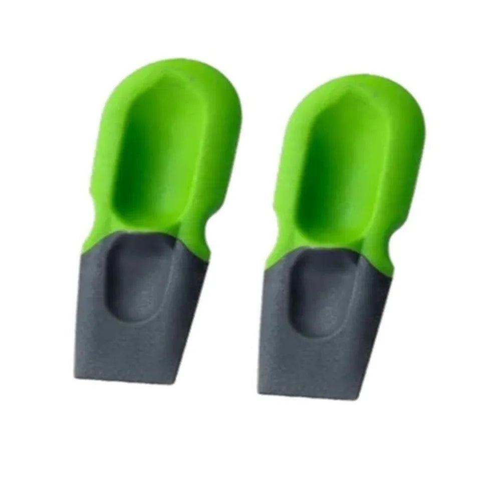 Silicone Thumb Scraper Non-Scratch Kitchen Cleaning Spatula Kitchen Cleaning Scraper Nixie 2pcs