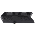 PS4 Vertical Stand Cooling Fan & Dual Controller Charging Dock Gaming Charging Stand Nixie black