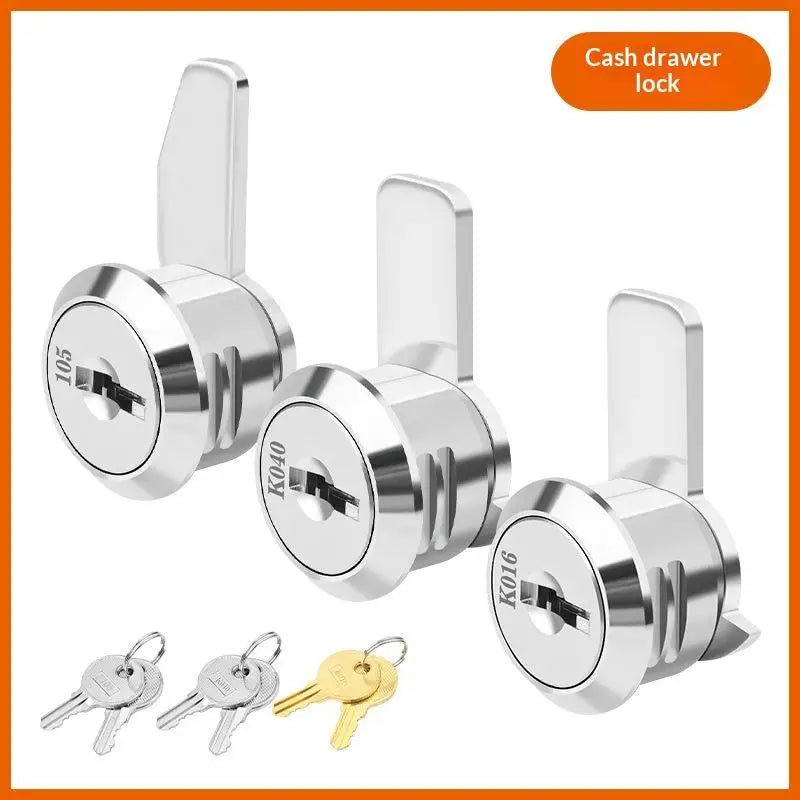 Zinc Alloy Drawer Lock with 2 Keys – Cabinet & Locker Cabinet Drawer Lock Nixie