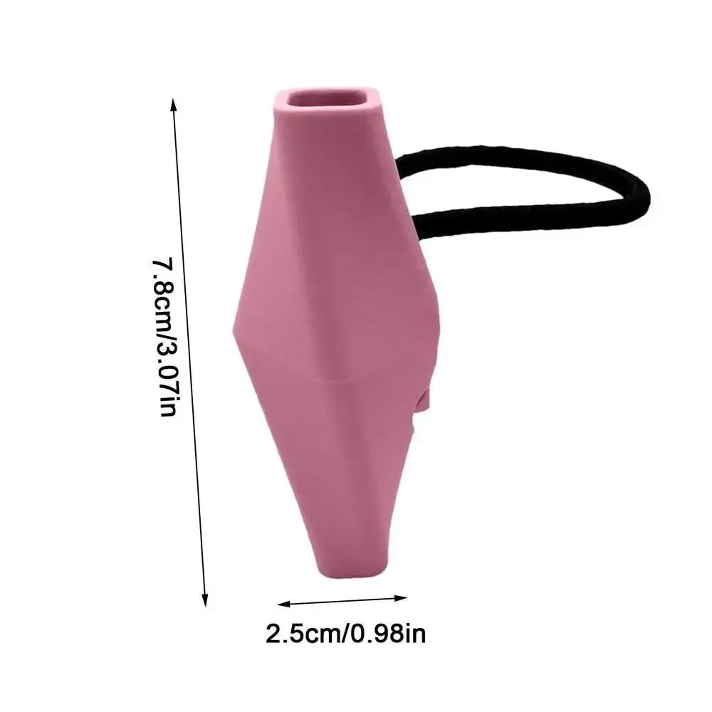 Silicone Bike Handlebar Flower Vase | Mini Portable Bicycle Vase Bicycle Handlebar Accessory Nixie pink
