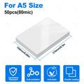 A4 Laminating Film Kit 50pcs – Paper Cutter, Hole & Corner Punch Laminator Accessories Kit Nixie A5 Size 50pcs