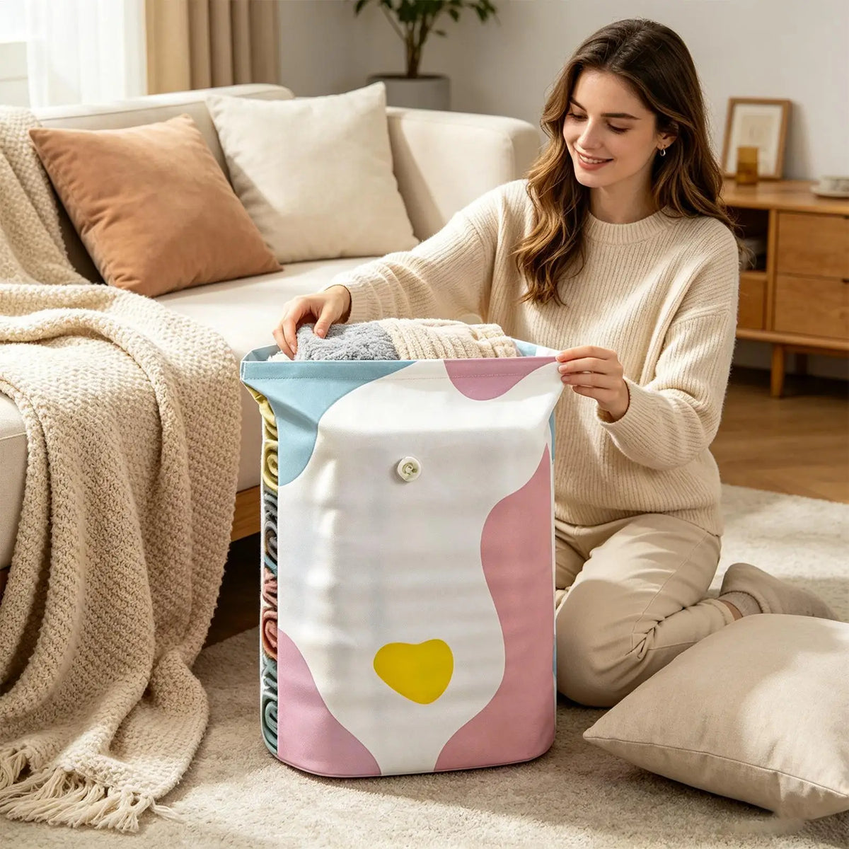 No-Pump Vacuum Storage Bags – Space Saver Compression Organizer