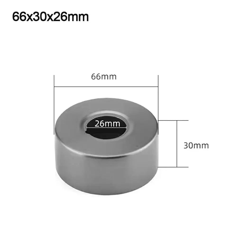 Round Stainless Steel Pipe Cover – Faucet Decorative Cap Pipe Decorative Cover Nixie 66x30x26mm