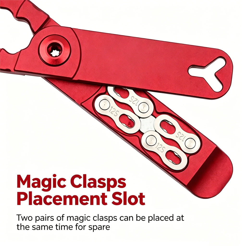 BUCKLOS Mini Bike Chain Link Pliers & Tire Lever Tool Bicycle Chain Tool Nixie