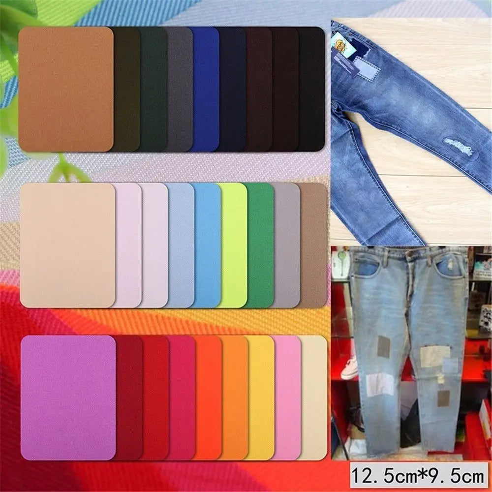Iron-On Self-Adhesive Fabric Patch – DIY Applique & Repair Fabric Iron-On Patch Nixie