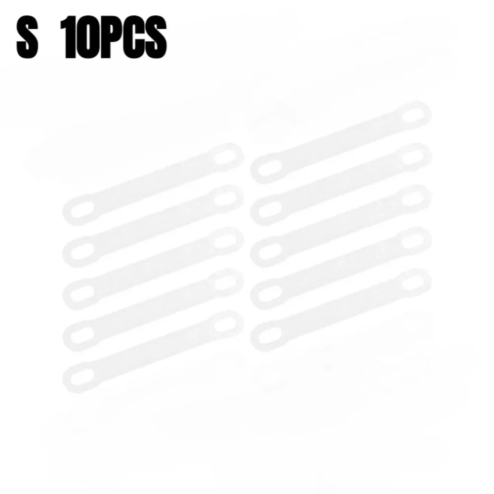 10PCS Silicone Anti-Slip Strips for Clothes Hangers | Non-Slip Pads Hanger Anti-Slip Strips Nixie S-10pcs