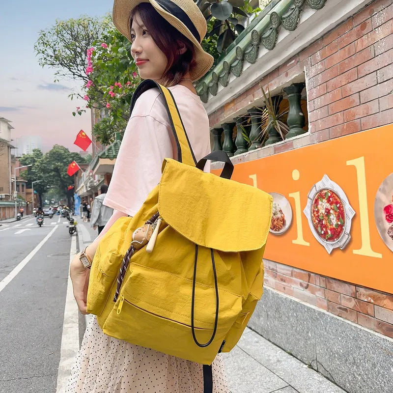 Large Capacity Women's Canvas Backpack – Korean Style Bag Women's Backpack Nixie