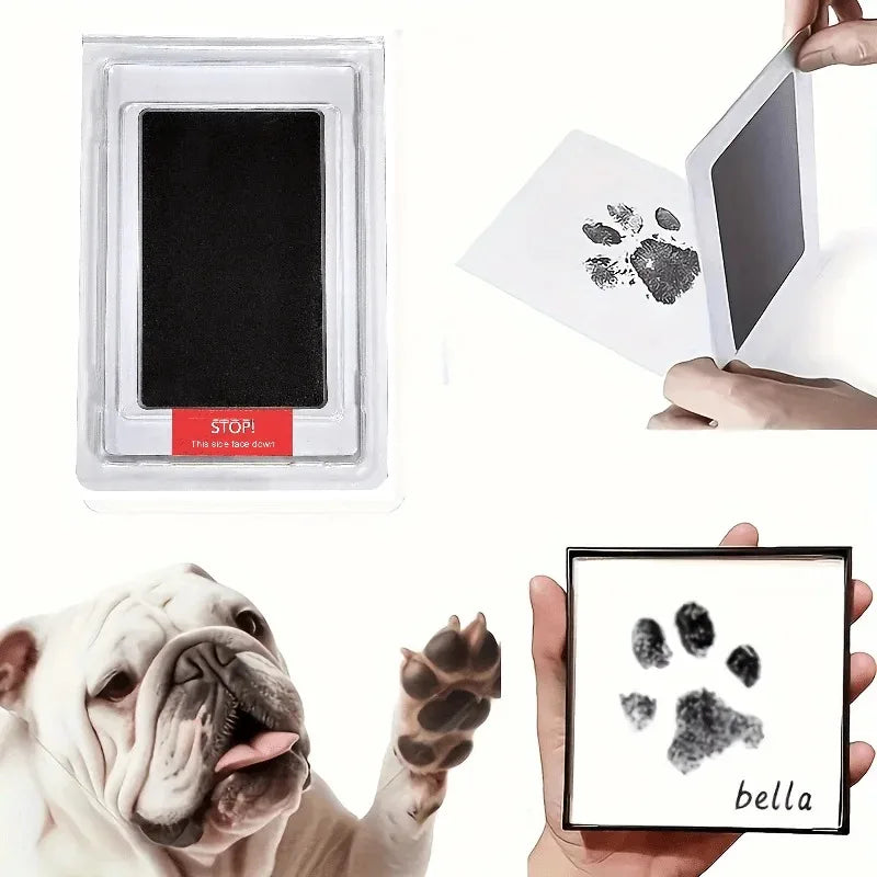 Pet Paw Print Inkless Impression Kit – Dog & Cat Keepsake Pet Keepsake Kit Nixie