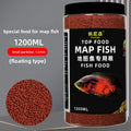 PENISON Oscar Fish Food Floating Pellets – High Protein Cichlid Aquarium Fish Food Nixie 1.5mm 1200ML 500g