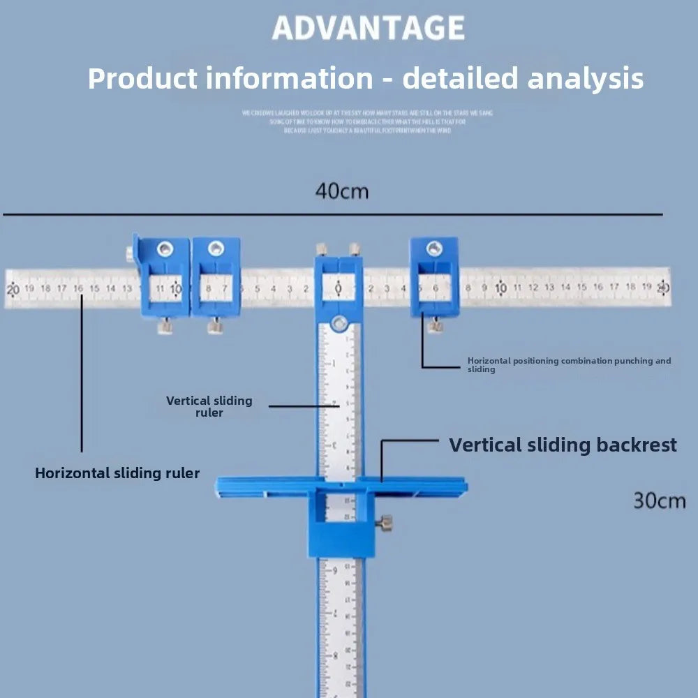 Adjustable Cabinet Hardware Jig – Dowelling & Drill Guide Tool
