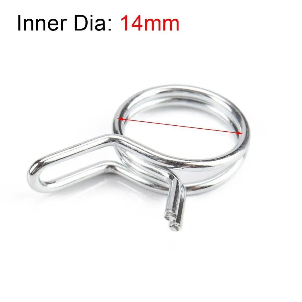 10Pcs Stainless Steel Spring Hose Clamps 5mm–30mm Assortment Kit Spring Hose Clamps Nixie 14mm