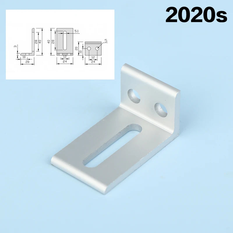 Aluminum Profile Support Brackets 2020 3030 4040 Frame Fix Aluminum Frame Bracket Nixie
