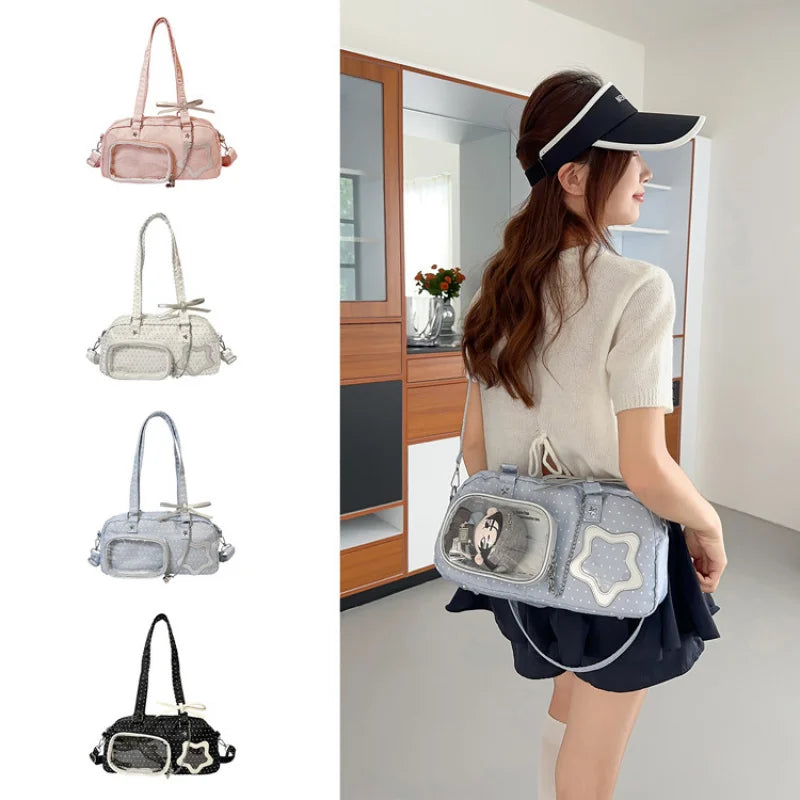 Kawaii Ita Bag Large Tote Crossbody for Anime Merch Display Kawaii Ita Bag Nixie