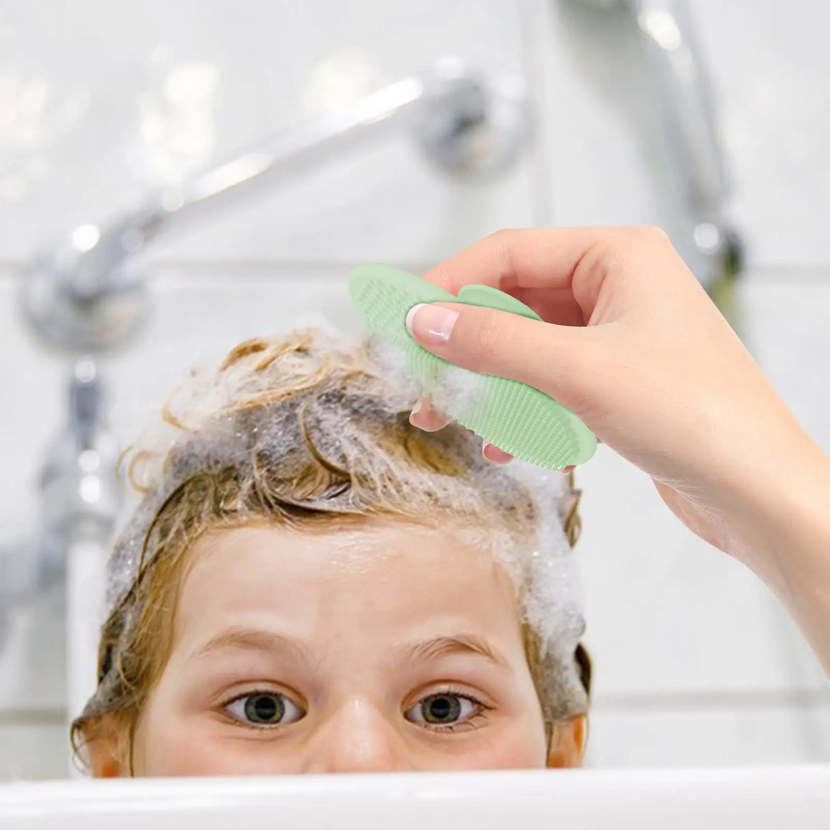 Baby Silicone Scalp Scrubber & Shampoo Brush for Toddlers Baby Bath Brush Nixie