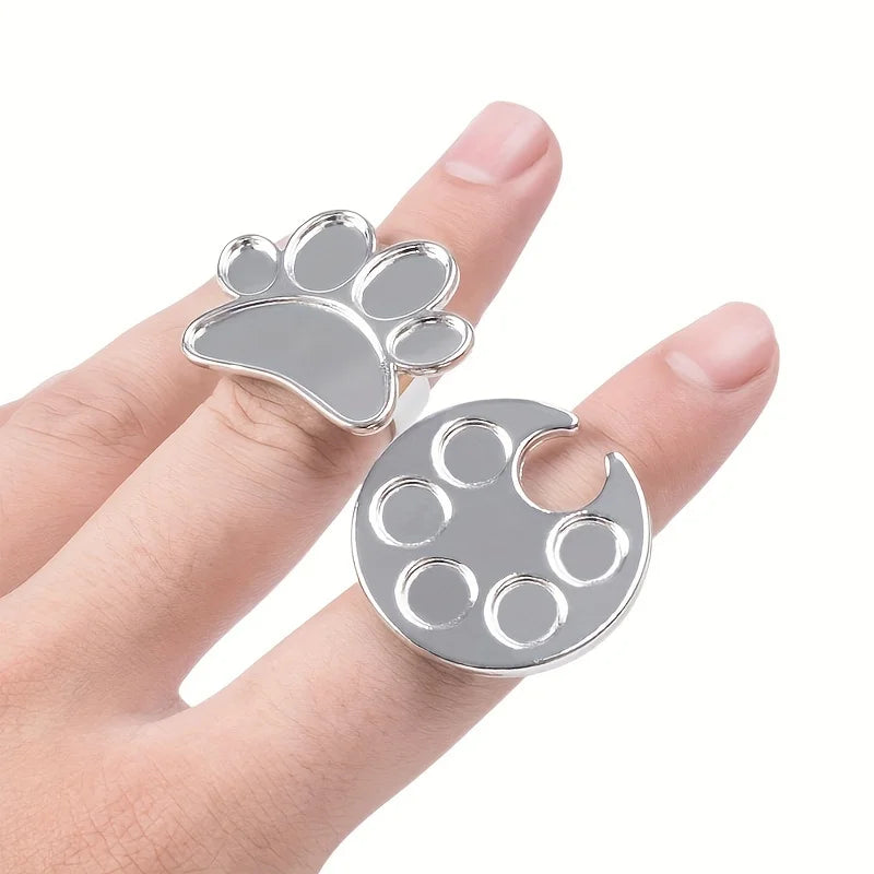 Mini Nail Art Palette Ring – UV Gel Color Mixing Tool Nail Art Palette Nixie