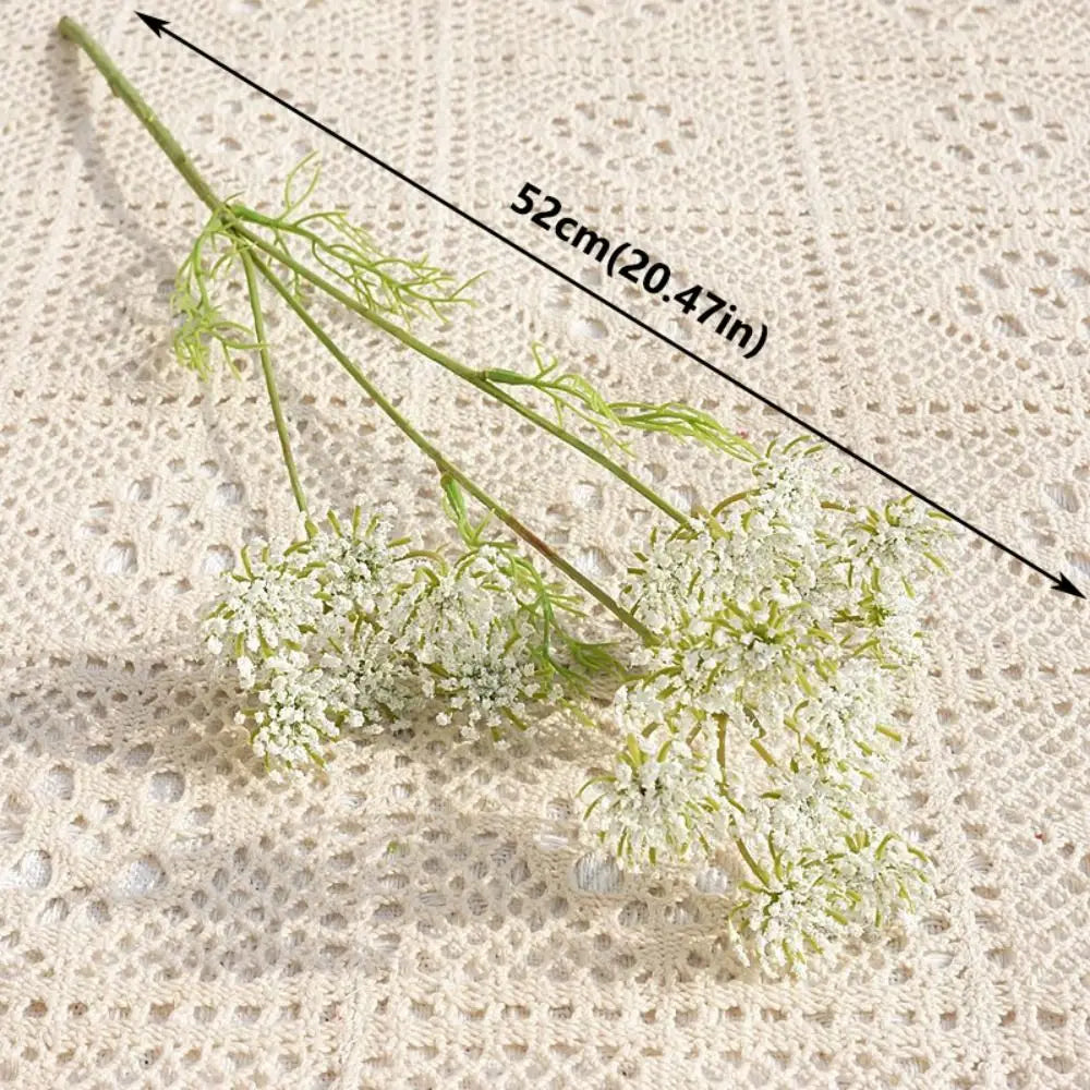 3-Head Artificial Lace Flower Bouquet – Colorful Fake Flowers Artificial Flower Bouquet Nixie