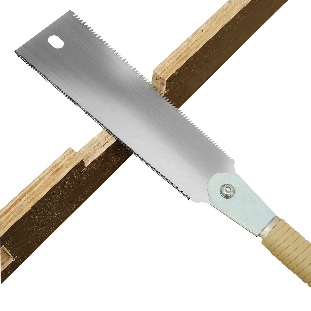 Japanese Pull Saw 9.3" SK5 Double Edge 10/17 TPI Woodworking Saw Woodworking Hand Saw Nixie Default Title