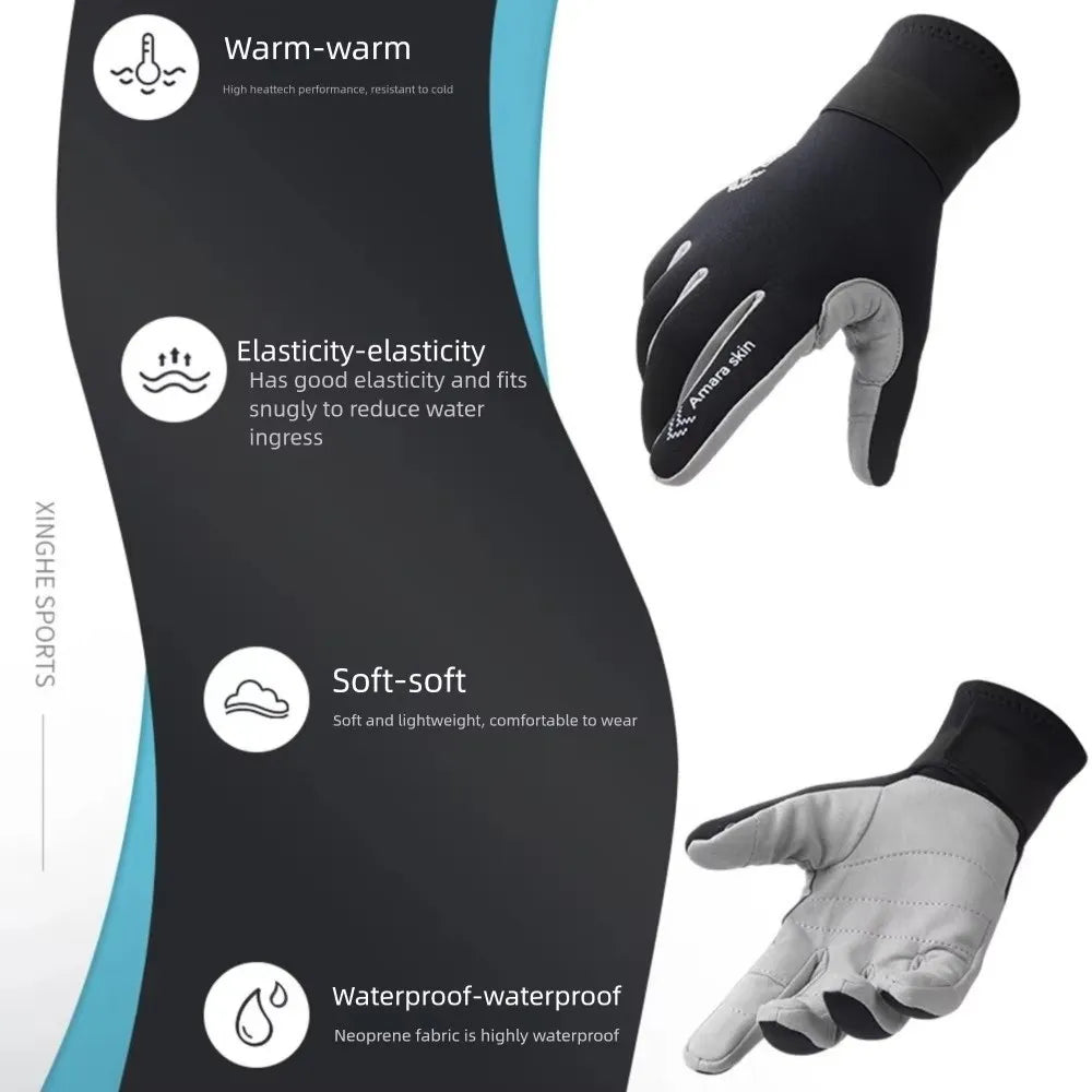 Nixie 2mm Neoprene Diving Gloves – Anti-Slip Fishing & Surf Neoprene Diving Gloves Nixie