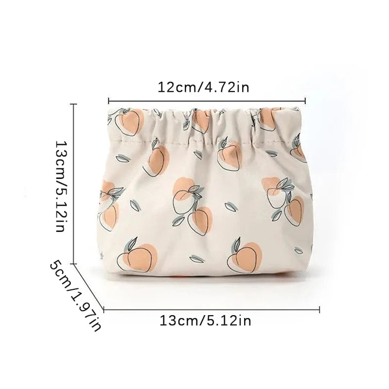 Women's Mini Pouch – Sanitary, Cosmetics & Coin Organizer Bag