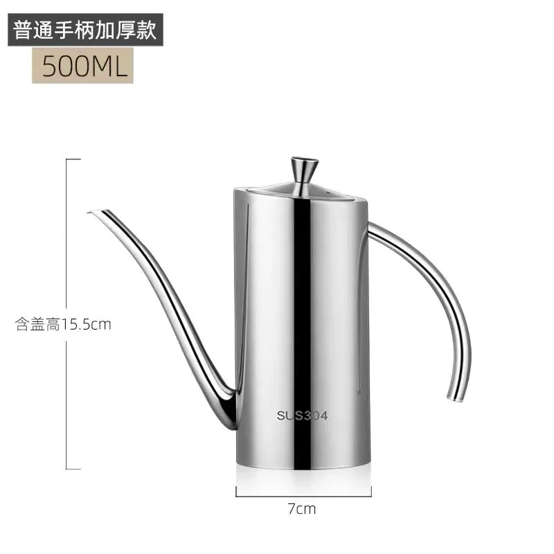 304 Stainless Steel Oil Pot – Large Capacity Food Grade Oil Storage Pot Nixie A