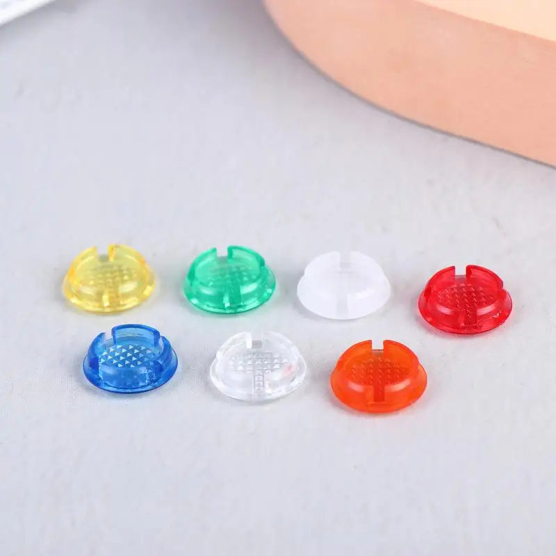 10Pcs LC11-5 LED Light Guide Caps 11mm Lampshades – 7 Colors LED Light Guide Cap Nixie