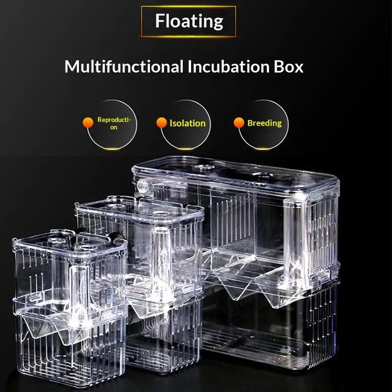 Acrylic Fish Breeding Isolation Box – Aquarium Hatchery Aquarium Breeder Box Nixie