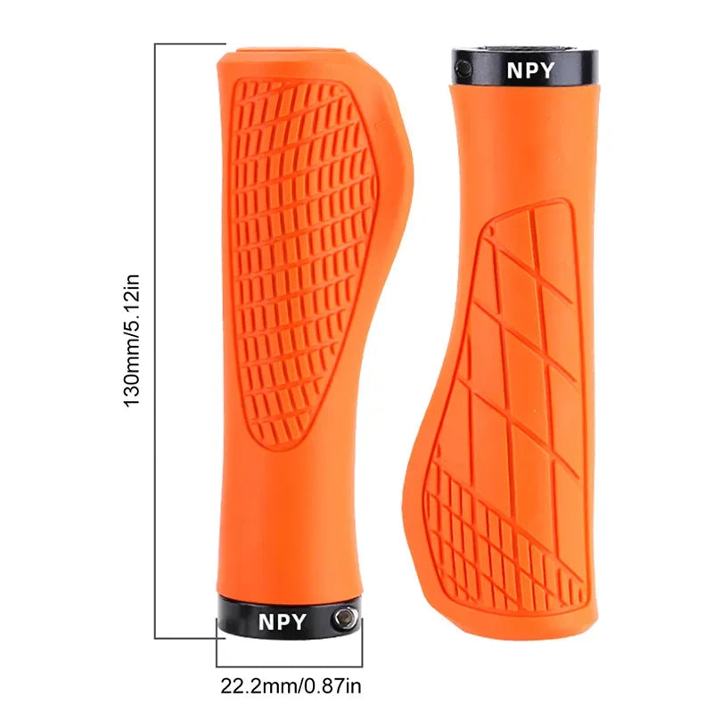Lock-On MTB Handlebar Grips Anti-Slip Rubber BMX Bike Grips Bike Handlebar Grips Nixie